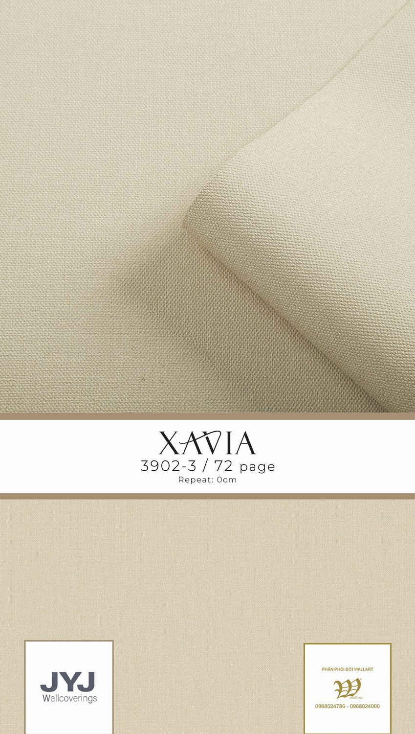 Giấy dán tường giả vải Xavia 3902-3